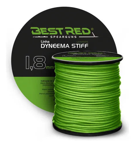 Cabo Linha Dyneema Stiff 2.0mm - Best Red (50 metros)