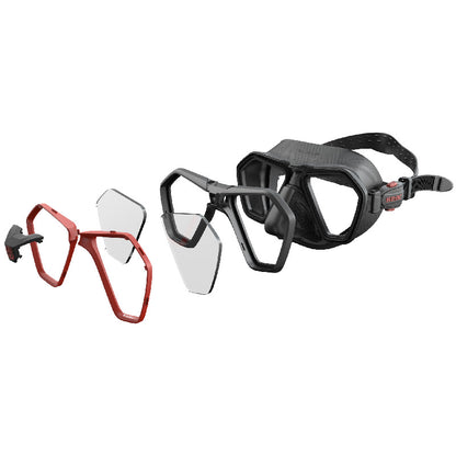 Máscara Seac Sub Eagle – Military Green / Red