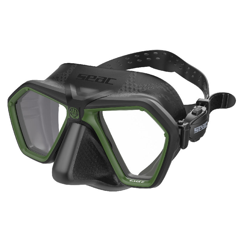 Máscara Seac Sub Eagle – Military Green / Red