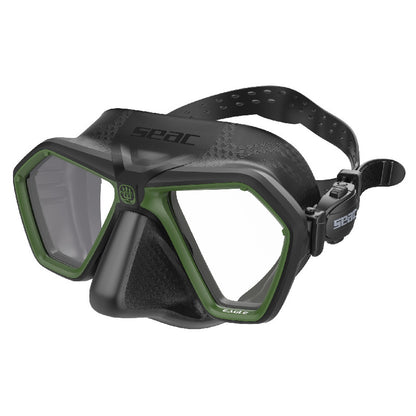 Máscara Seac Sub Eagle – Military Green / Red