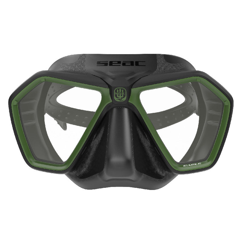 Máscara Seac Sub Eagle – Military Green / Red