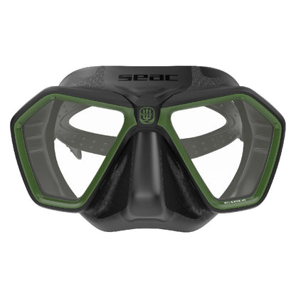 Máscara Seac Sub Eagle – Military Green / Red