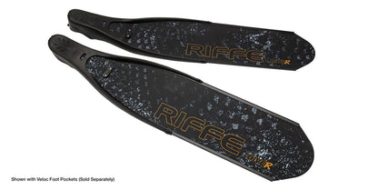 Nadadeira  RIFFE BY DIVER VORTEX COMPOSITE CARBON FIBER FIN BLADES - MEDIUM (acompanha um par de luvas riffe)
