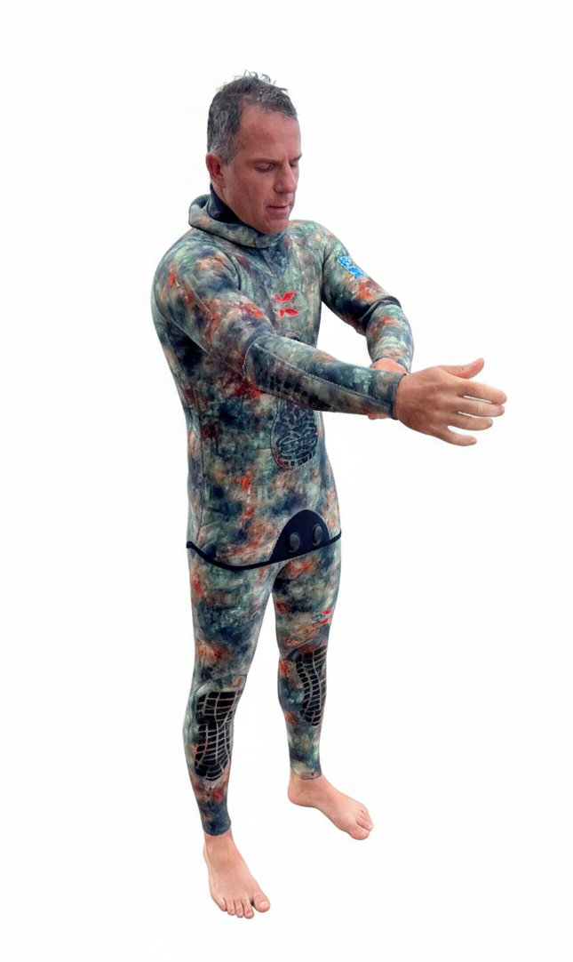 Roupa Xdive Yamamoto Stretch Open Cell 3 mm Camuflada