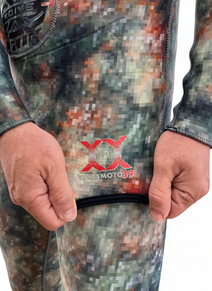 Roupa Xdive Yamamoto Stretch Open Cell 3 mm Camuflada