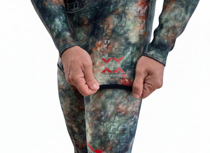 Roupa Xdive Yamamoto Stretch Open Cell 3 mm Camuflada