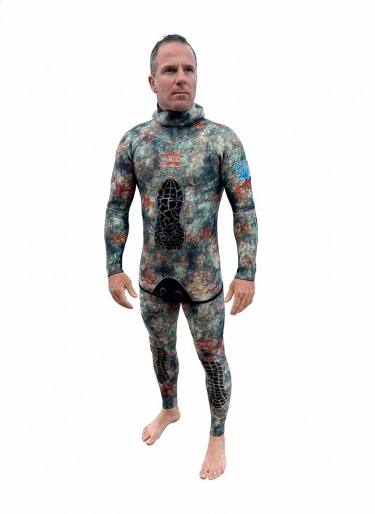 Roupa Xdive Yamamoto Stretch Open Cell 3 mm Camuflada