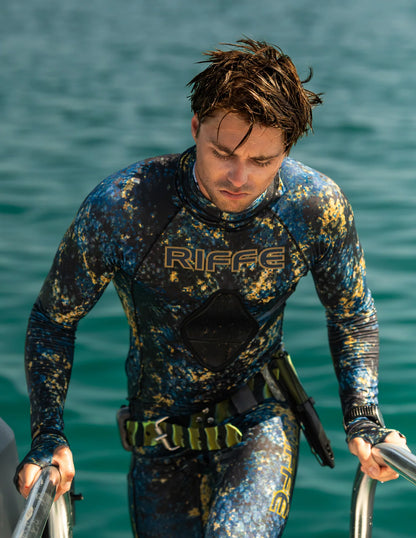Roupa de Lycra Completa Riffe Rash Guard Aurum-Tek
