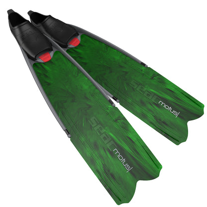 Nadadeiras Seac Sub Motus Camo – Blu / Verde