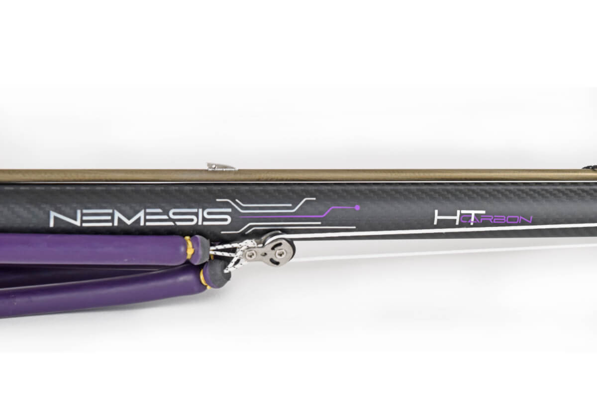 Arbalete Sigalsub Nemesis HT INVERTER ROLLER Carbon 104cm com carretel EDY 80 em carbono