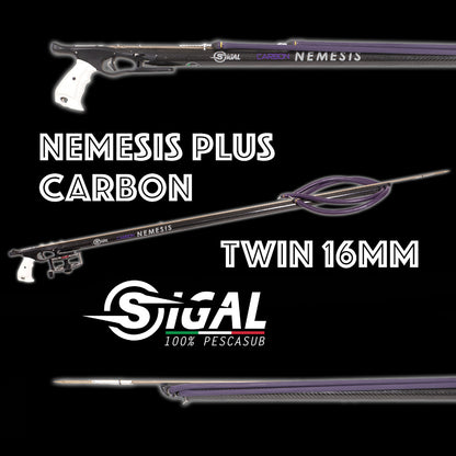 Arbalete Sigalsub Nemesis Plus Carbon  – Potência Dupla e Autonomia Máxima