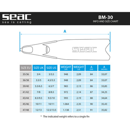 Nadadeiras Seac Sub BM-30