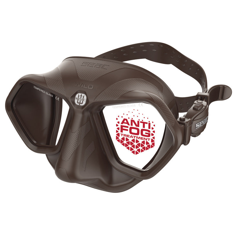 Máscara Seac Sub Wild Anti-Fog – Black / Blue / Brown