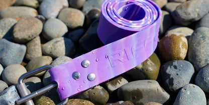 Cinto Riffe em Silicone com fivela inox Marseille - Cosmic Purple