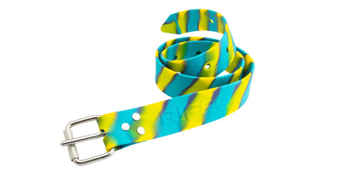 Cinto Riffe em Silicone com fivela inox Marseille - FAD Blue