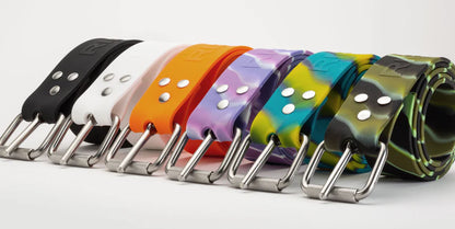 Cinto Riffe em Silicone com fivela inox Marseille - Cosmic Purple