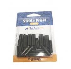Anilha Rob Allen Nickle Press Estriado 2,2 mm (25UN) - BLISTER