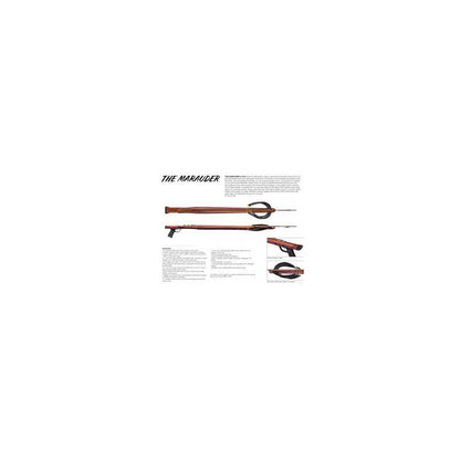 Arbalete Riffe MARAUDER (riffe) 63" + Slip Tip Rig(MAHOGANY)