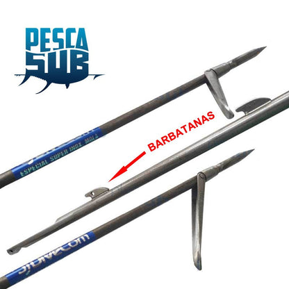 Arpão Divecom Super Inox Shark 7mm (barbatana)