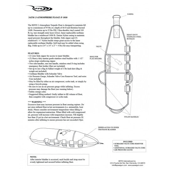 Bóia Riffe 3 Atmosferas