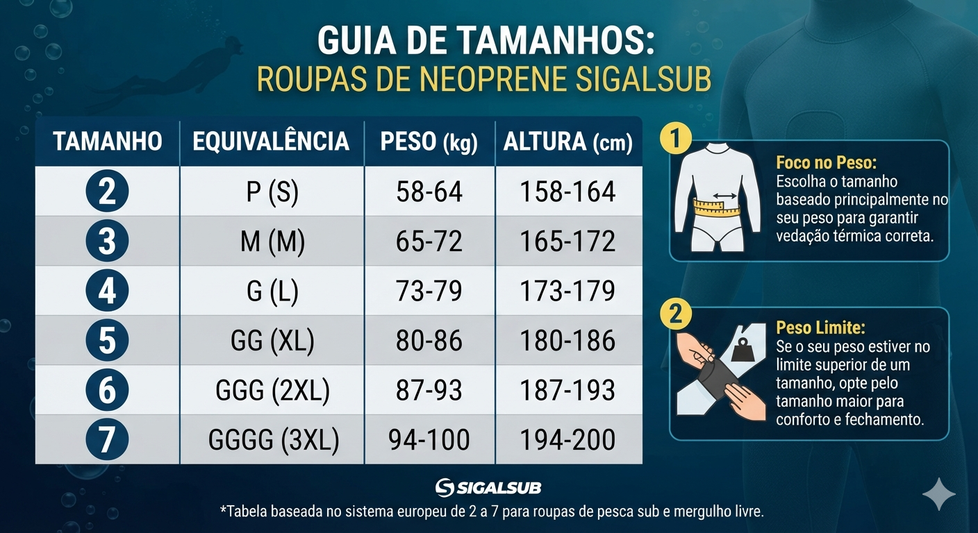 Roupa  Sigalsub Hydra  3mm