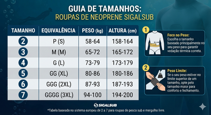 Roupa  Sigalsub Hydra  3mm