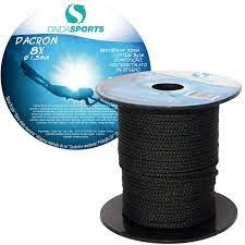 Linha Dacron (8 Cordas) 1,8mm Onda Sports (preta) rolo com 70 metros