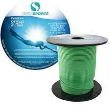 Linha Dyneema STIFF 1,5mm (100% UHMWPE) Onda Sports (verde) rolo com 80 metros