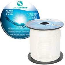 Linha Dyneema STIFF 1,9mm (100% UHMWPE) Onda Sports (Branca) rolo com 70 metros