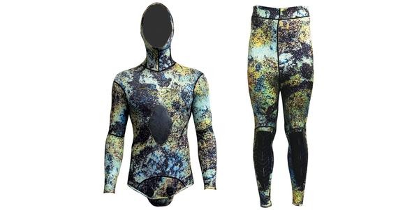 Roupa Riffe Camuflada em Neoprene Yamamoto 2mm 100% Streach