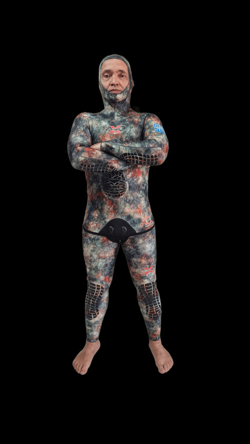 Roupa Xdive Yamamoto Stretch Open Cell 3 mm Camuflada