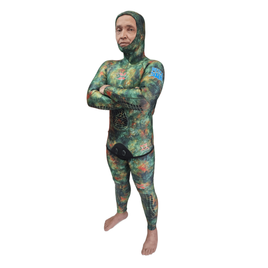 Roupa Xdive Yamamoto Stretch Open Cell 5mm Camuflada
