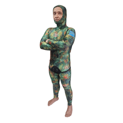 Roupa Xdive Yamamoto Stretch Open Cell 5mm Camuflada