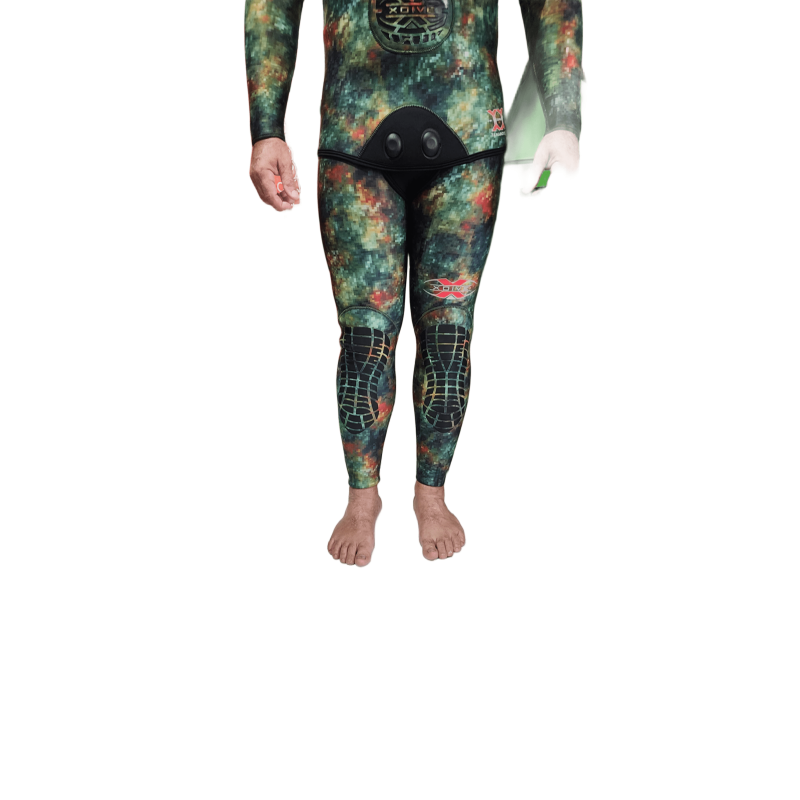 Roupa Xdive Yamamoto Stretch Open Cell 5mm Camuflada