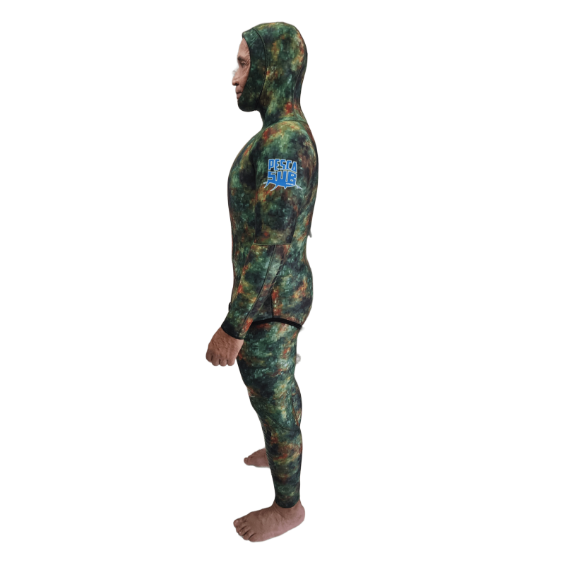 Roupa Xdive Yamamoto Stretch Open Cell 5mm Camuflada