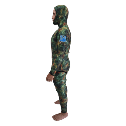 Roupa Xdive Yamamoto Stretch Open Cell 5mm Camuflada