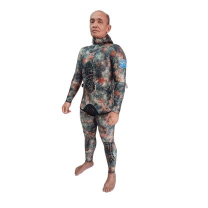 Roupa Xdive Yamamoto Stretch Open Cell 3 mm Camuflada