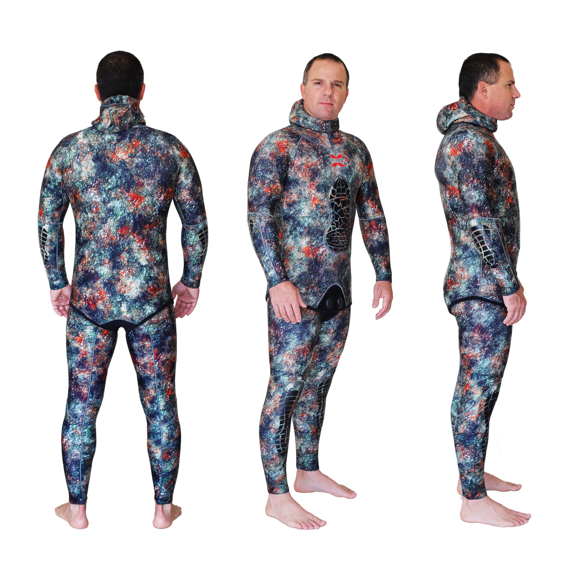 Roupa Xdive Yamamoto Stretch Forro duplo 1,5mm - Camaleão
