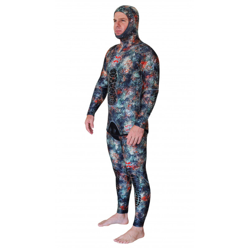 Roupa Xdive Yamamoto Stretch Forro duplo 1,5mm - Camaleão
